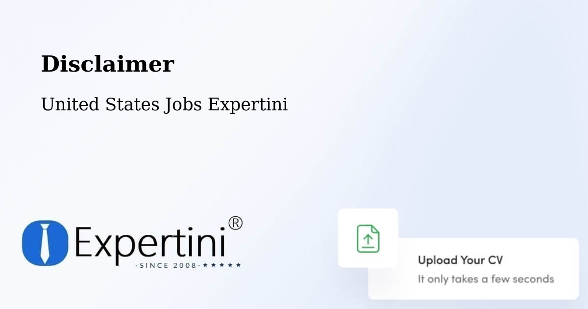 Disclaimer – Grant - United States Jobs Expertini